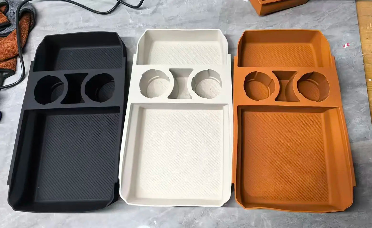 ROX 01 + Car Center Console Lower Storage Box Silicone Storage Box Interior Accessories