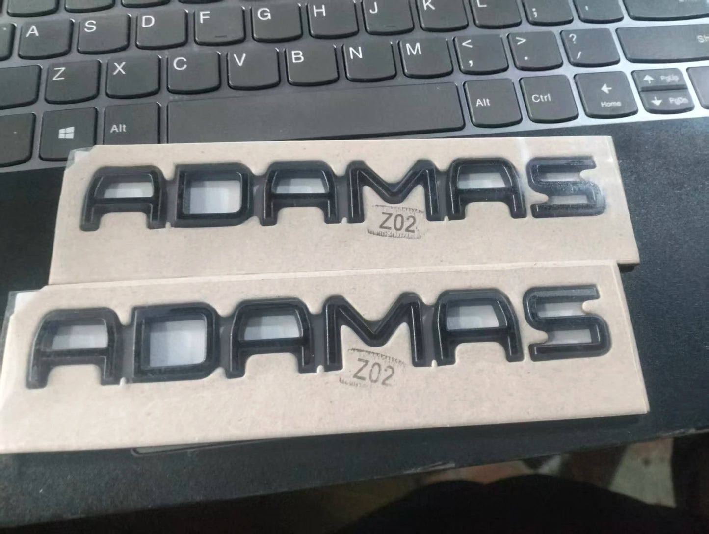 For Rox ADAMAS Car Original Letter Plate Letter Writing