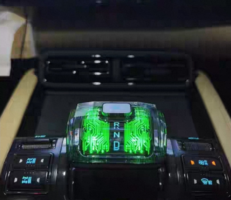 Leopard 8 & 5 Crystal Gear Shift Knob, Sci-Fi Luminous Gear Shift Knob