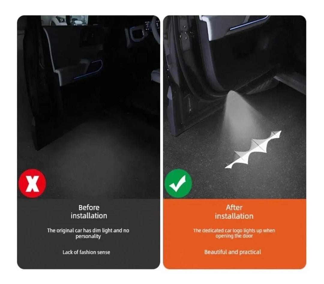 Suitable for Equation Leopard 5, 8, 3, 7 Special Car Door Welcome Light Modification