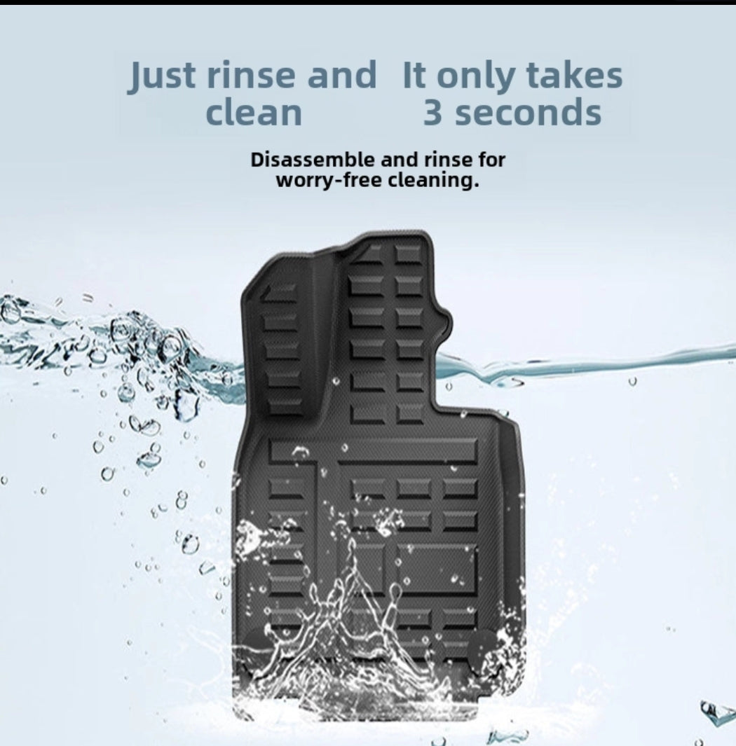 23-26 Models of Rox 01 , 2 Layers Car Floor Mats, Six-Seater/Seven-Seater Tpu + fabric Floor Mats, Full Coverage