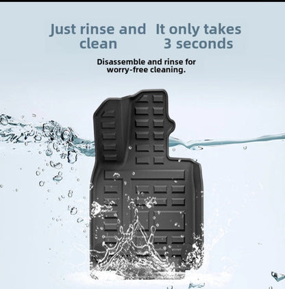 23-26 Models of Rox 01 , 2 Layers Car Floor Mats, Six-Seater/Seven-Seater Tpu + fabric Floor Mats, Full Coverage