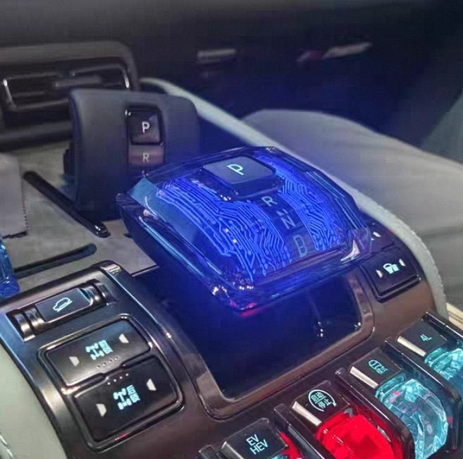 Leopard 8 & 5 Crystal Gear Shift Knob, Sci-Fi Luminous Gear Shift Knob