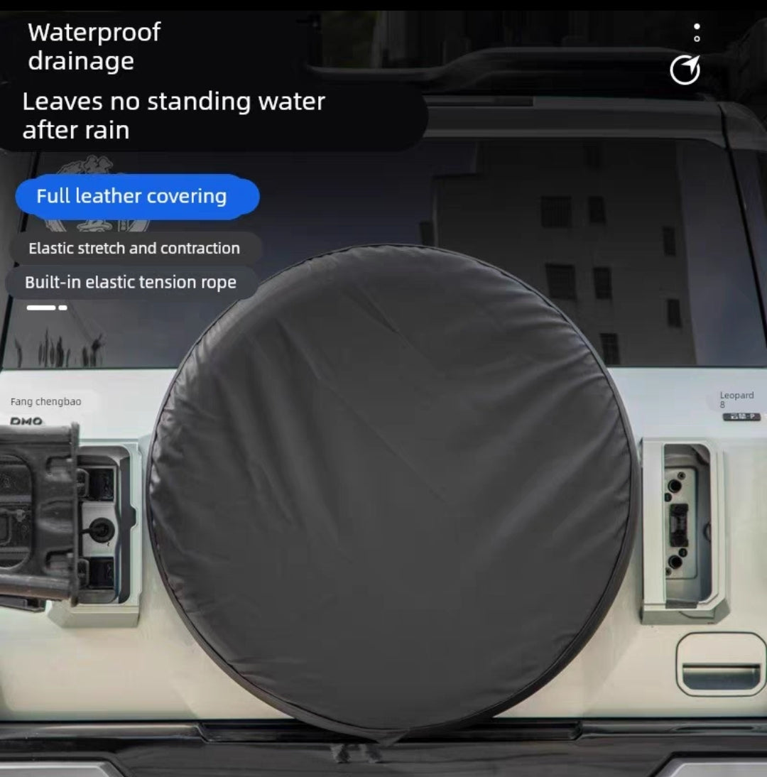 Suitable for Equation Leopard 8, Special Leather Spare Tire Cover