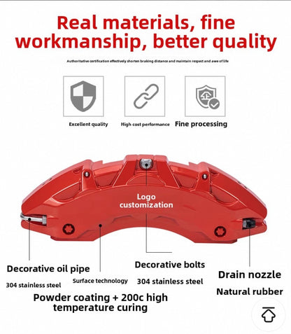 Suitable for Equation Leopard 8 , 7 , 5 , 3 Special Aluminum Alloy Brake Caliper Covers