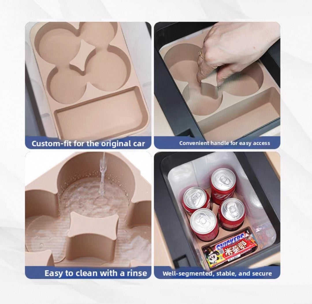 Suitable for Leopard 8 Central Control Refrigerator Silicone Pad Storage Box